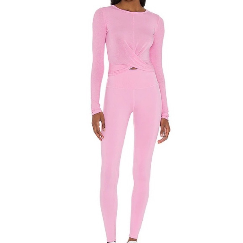 Alo Airbrush Legging in Parisian Pink